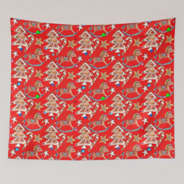Item preview,  Christmas patterns with gingerbread designed and sold by Openspace2020.