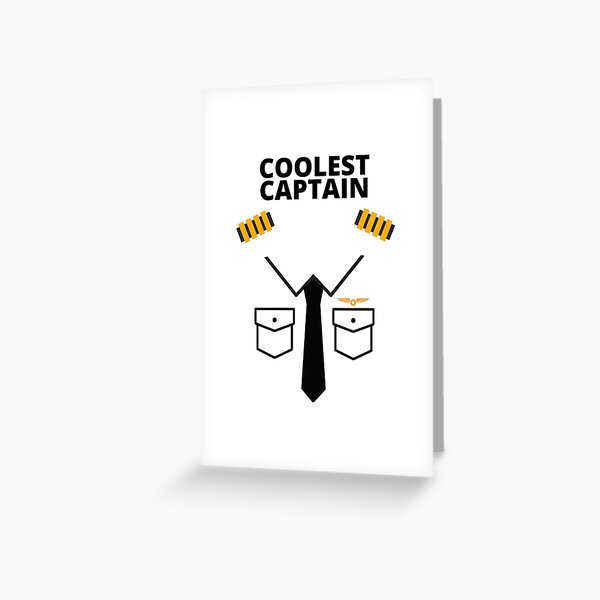 Item preview, Coolest Captain Pilot designed and sold by stelsanc.