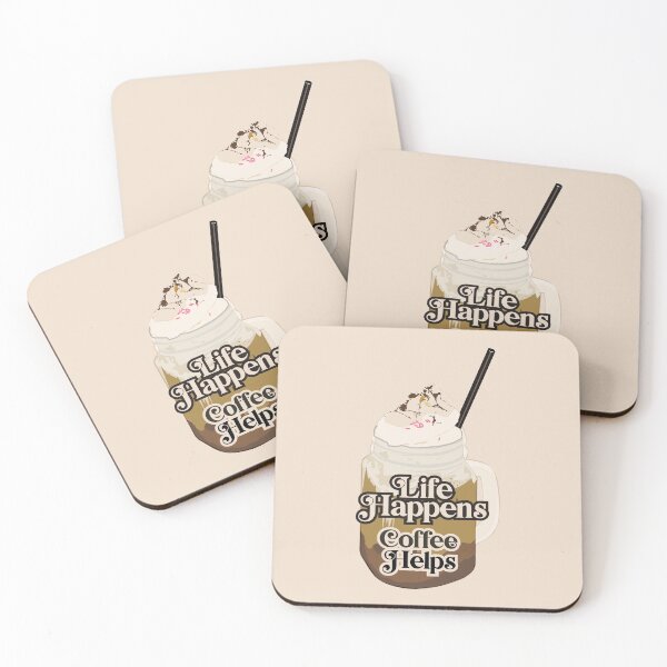 Item preview, Life happens, coffee helps designed and sold by enriquepma.