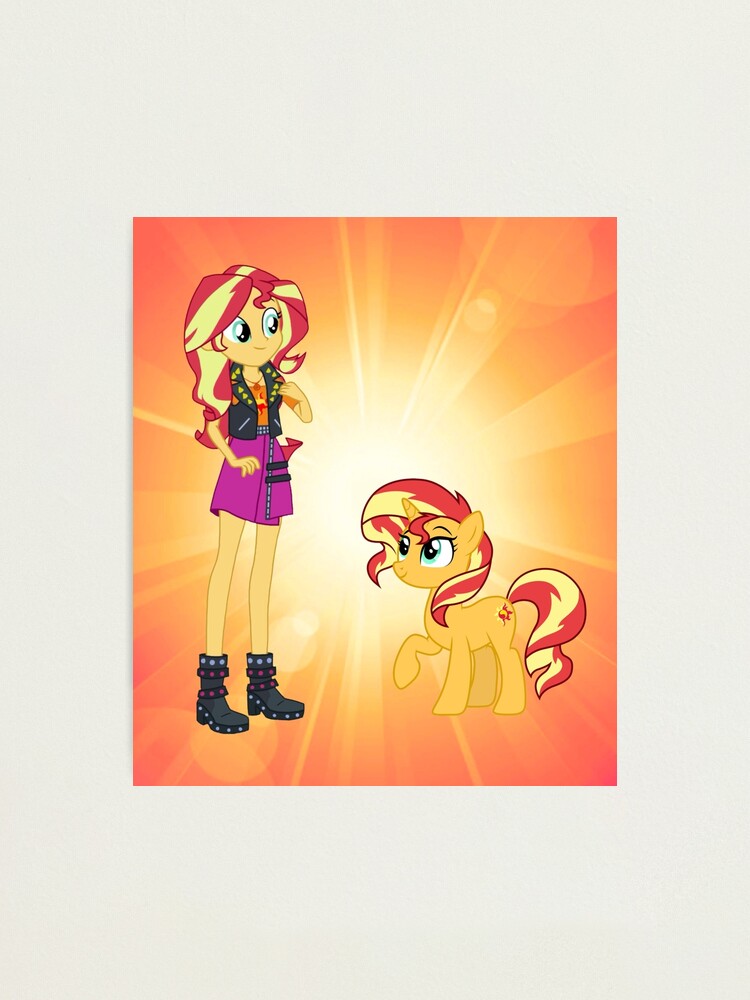 Rainbow Rocks Sunset Shimmer Sticker for Sale by hannahmander