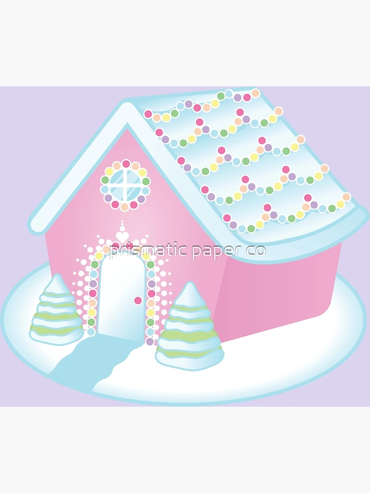 Pink Gingerbread House Paper Party Cups – Cami Monet