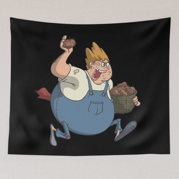 Item preview, Fat potato throw monster designed and sold by Monkey Ful.