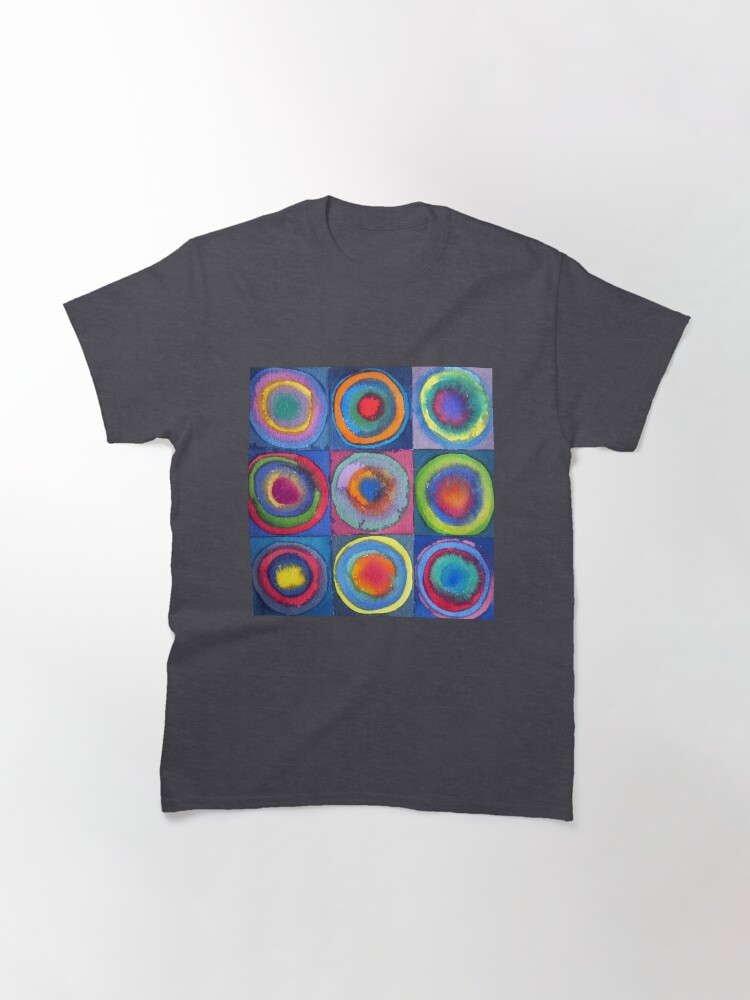 Alternate view of Circles - abstract watercolour by Francesca Whetnall Classic T-Shirt