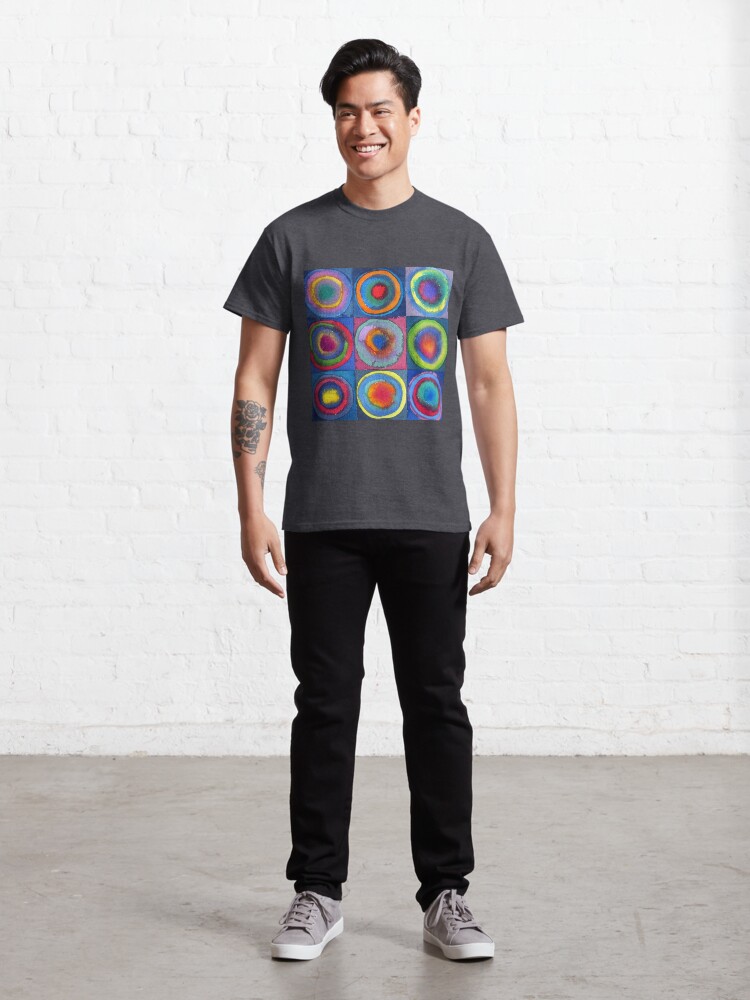Alternate view of Circles - abstract watercolour by Francesca Whetnall Classic T-Shirt