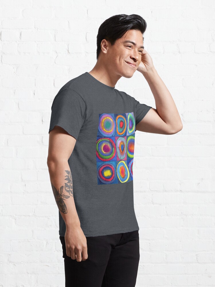 Alternate view of Circles - abstract watercolour by Francesca Whetnall Classic T-Shirt