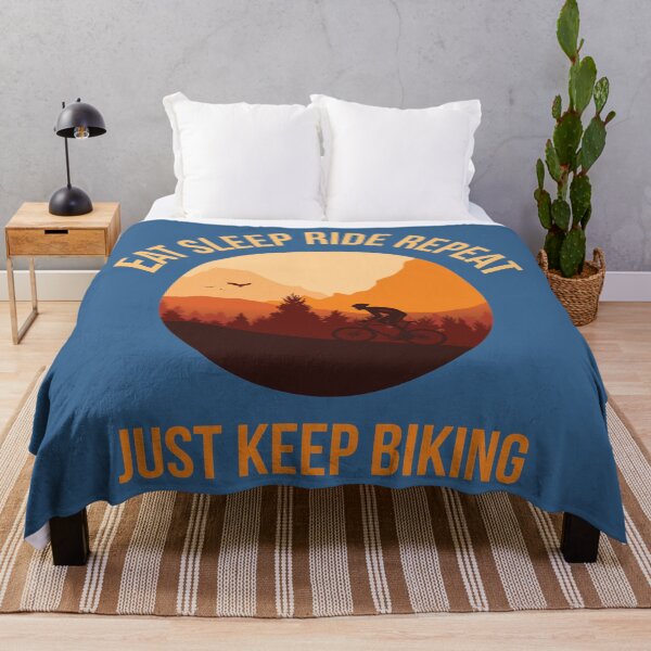 Item preview, Just Keep Biking, Eat Sleep Ride Repeat designed and sold by RRiDesigns.