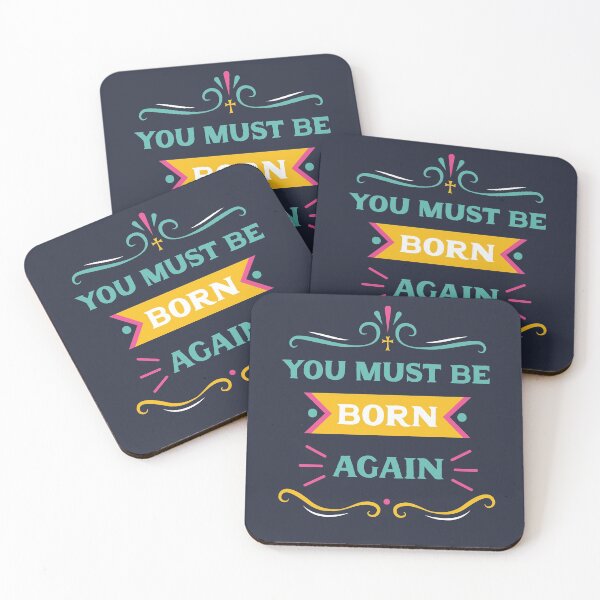 Item preview, You Must Be Born Again Bible Verse Christian Cross Jesus Christ God Inherit Kingdom of God Gospel Ye Must Be Born Again designed and sold by gkao.