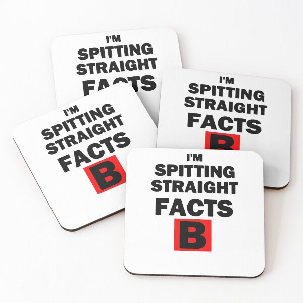 Item preview, I'm Spitting Straight Facts B Black Text  designed and sold by bebopboop.