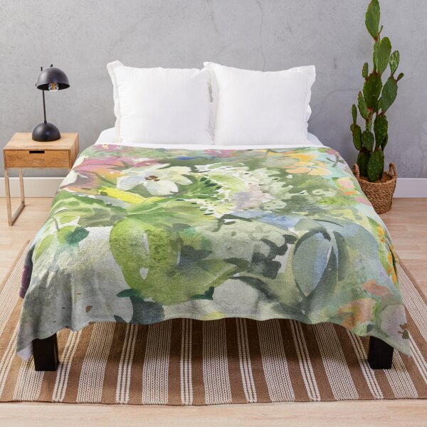 Item preview, decorative, vintage, watercolor, white, flowers designed and sold by sonaadalian.