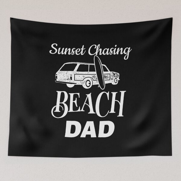 Item preview, Sunset Chasing Beach Dad designed and sold by DadJokeDescript.