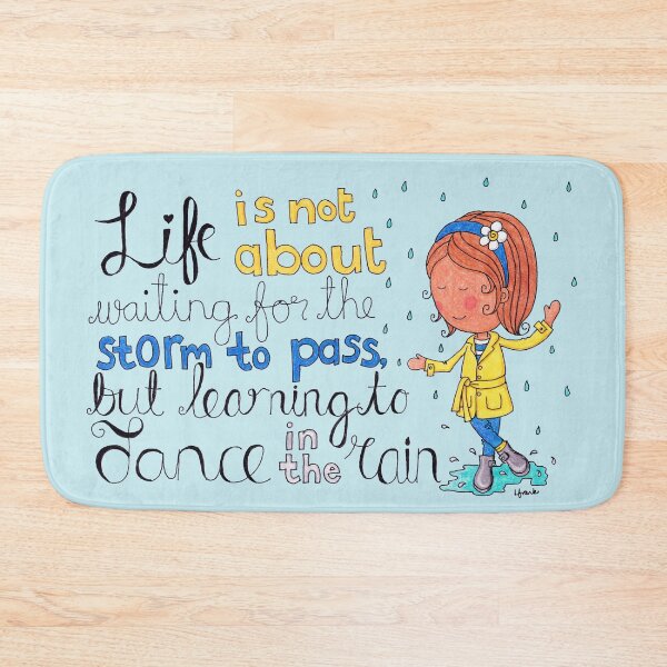 Item preview, Learning to Dance in the Rain designed and sold by LouiseFranksArt.