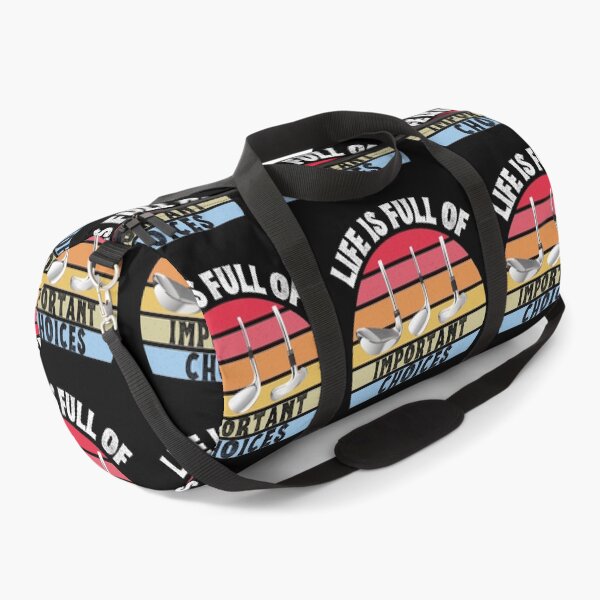 Item preview, Life is full of Important Choices,Golf player gifts, Vintage Sunset Design for Golf players designed and sold by AmazingEcraft.