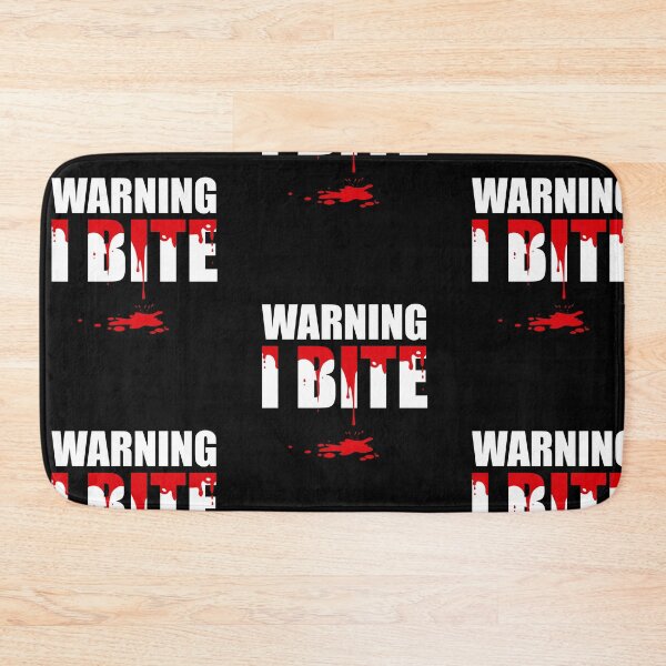 Item preview, Warning I Bite designed and sold by amilli.