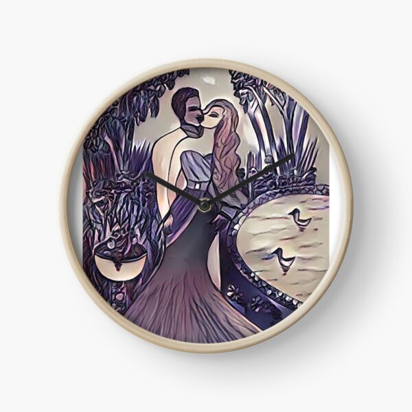 Gothic Romance By Loure Bussey Clock