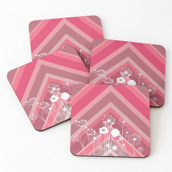 Item preview, Wildflowers on Chevron Stripes designed and sold by squishyrainbow.