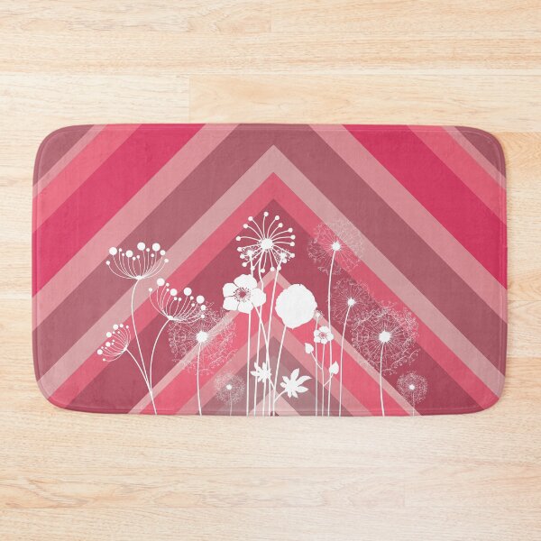Item preview, Wildflowers on Chevron Stripes designed and sold by squishyrainbow.