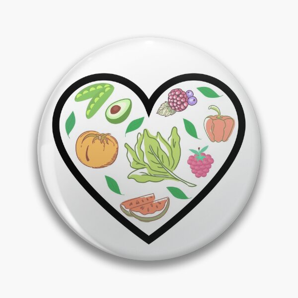 Item preview, Corazón a base de plantas, Veganuary, Corazón vegano, Corazón vegetariano designed and sold by naturecdesigns.