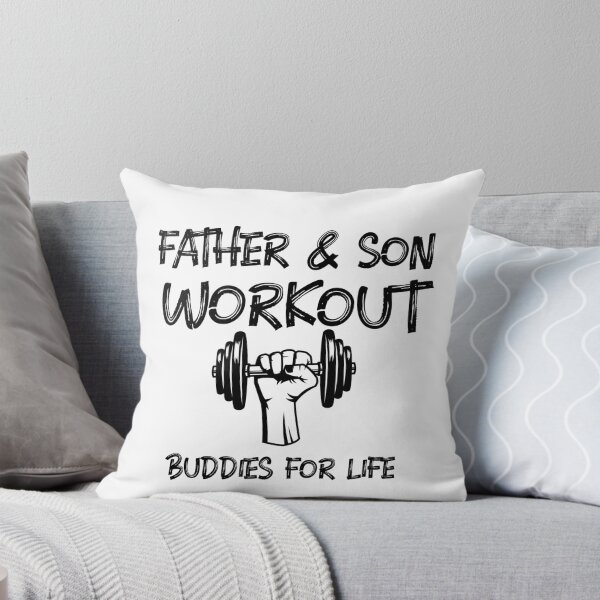 Item preview, Father & Son Workout Buddies for Life (Dark Print) designed and sold by vinwin1.