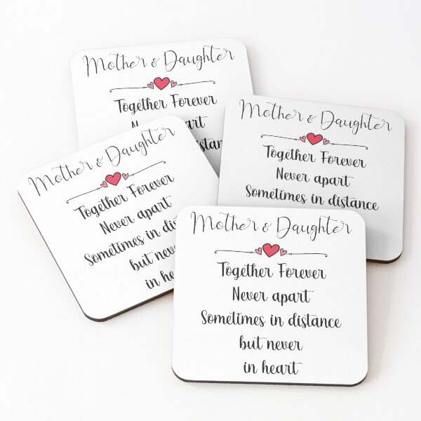 Item preview, Mother and Daughter Family Relationship Love Quote designed and sold by BlossomSky.