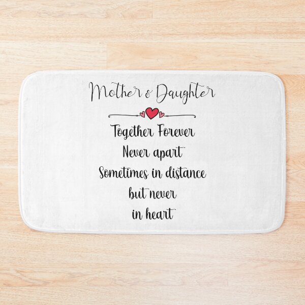 Item preview, Mother and Daughter Family Relationship Love Quote designed and sold by BlossomSky.
