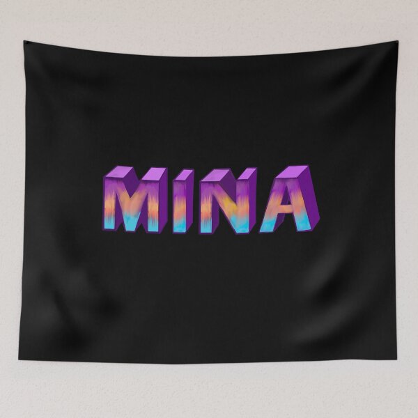 Item preview, Top 10 best personalised gifts 2022  - Mina version2 - personalised,personalized custom name in ombre designed and sold by Artonmytee.