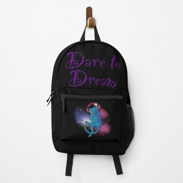 Item preview, Dare to Dream Cute Cat in Space with Earphones designed and sold by Jetgirlcomet.