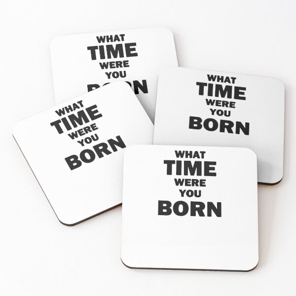 Item preview, What Time Were You Born Black Text designed and sold by bebopboop.