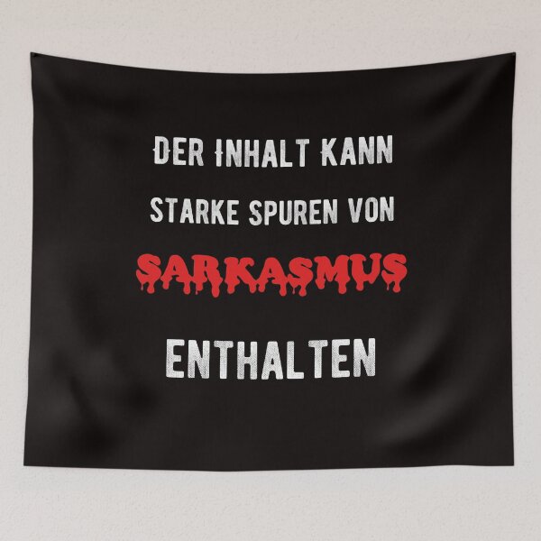 Item preview, THE CONTENT MAY CONTAIN TRACES OF SARCASM saying designed and sold by Colator.