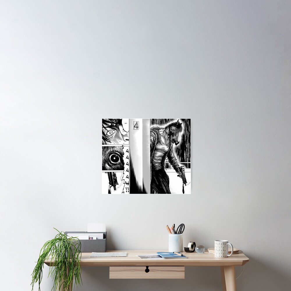 "Horse Alice In Borderland" Poster by BeauStore Redbubble