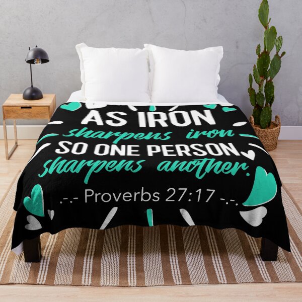 Item preview, As Iron Sharpens Iron, So One Person Sharpens Another designed and sold by bugtalk.
