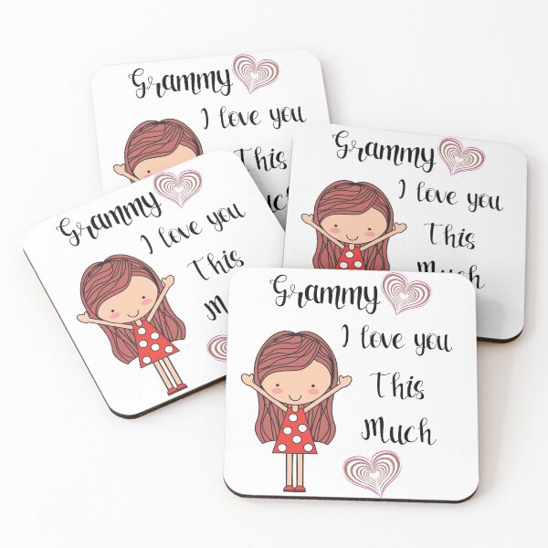 Item preview, Grammy I Love You This Much Hearts Gift for Grandmother designed and sold by BlossomSky.