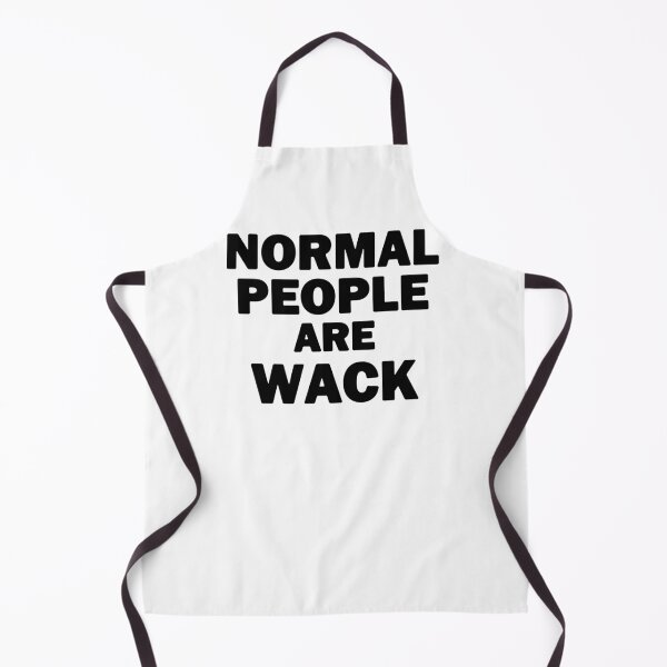 Item preview, Normal People Are Wack Black Text designed and sold by bebopboop.