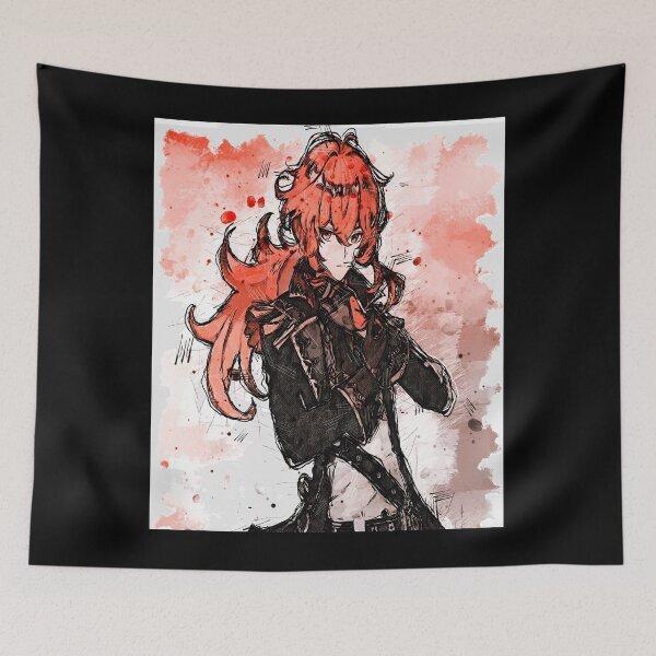 Item preview, Diluc - Genshin Impact designed and sold by Visionyst.