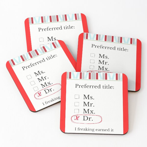 Item preview, Call me Dr. -- Doctoral Degree Title List designed and sold by statsandcats.
