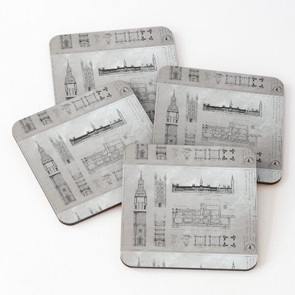 Item preview, Palace of Westminster Architecture Plans [B] designed and sold by T44BluePrints.