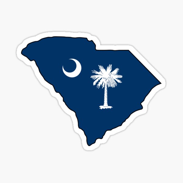 "South Carolina Flag" Sticker for Sale by StateSymbols | Redbubble