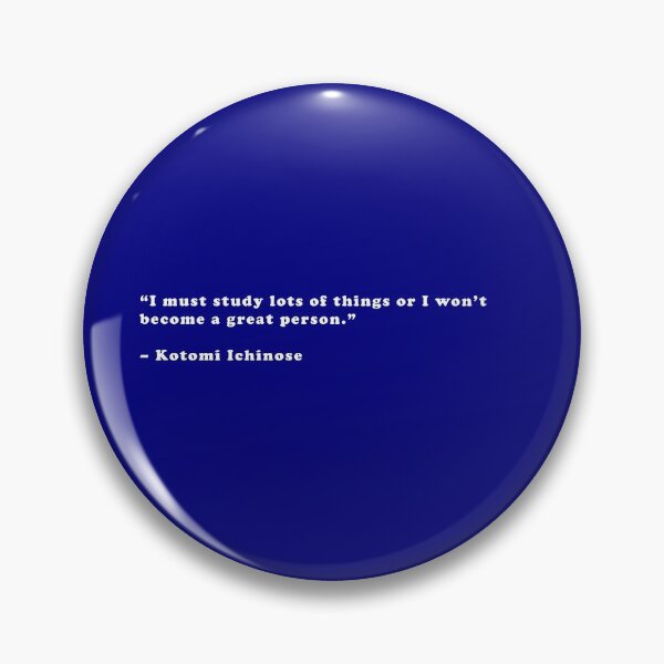 Item preview, Kotomi Ichinose - Quote designed and sold by Epicanimequotes.