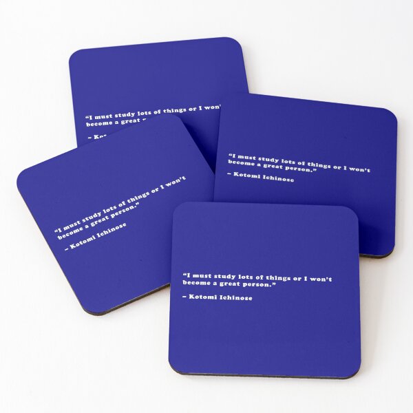 Item preview, Kotomi Ichinose - Quote designed and sold by Epicanimequotes.