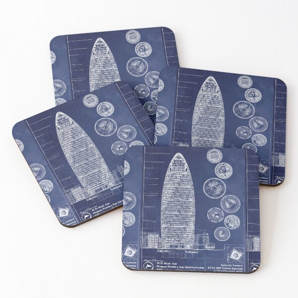 Item preview, 30 St Mary Axe Architecture Blueprint [A] designed and sold by T44BluePrints.