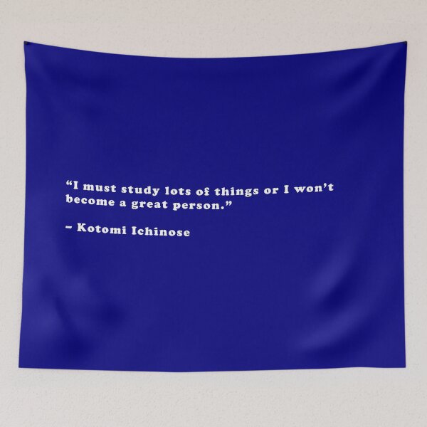 Item preview, Kotomi Ichinose - Quote designed and sold by Epicanimequotes.