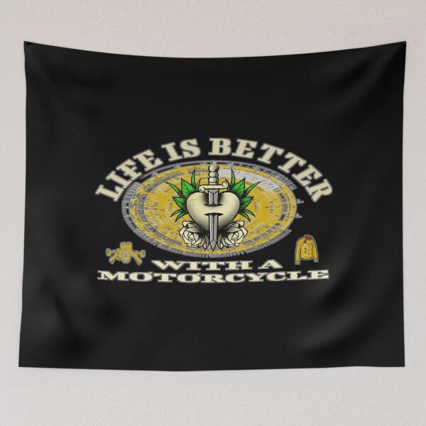Item preview, Life is better with a motorcycle designed and sold by vibeno1.