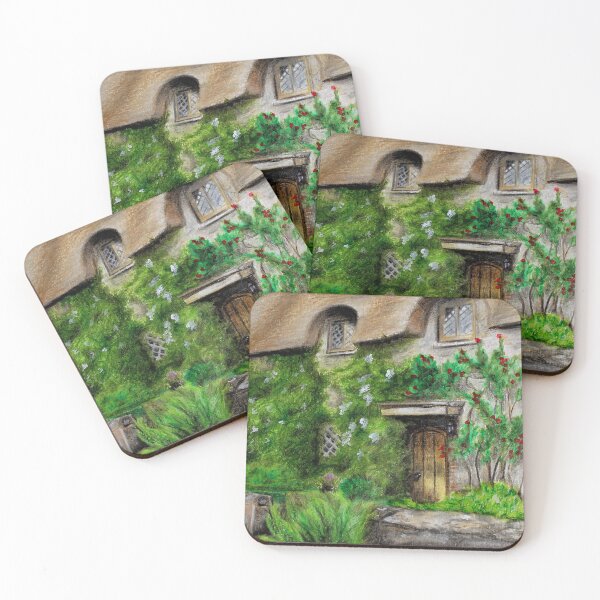 Item preview, Summer Cottage - coloured pencil designed and sold by Pansymade.