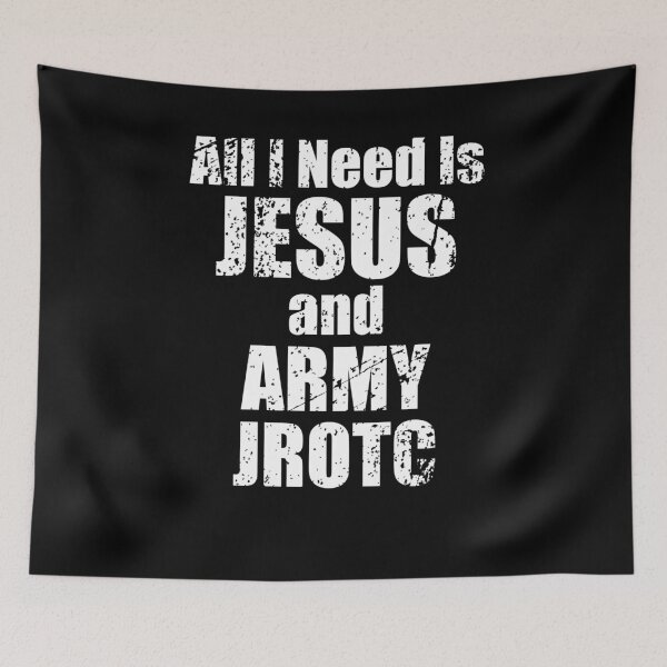 Item preview, All I Need is Jesus and Army JROTC for Junior ROTC Christians designed and sold by JROTCshop.