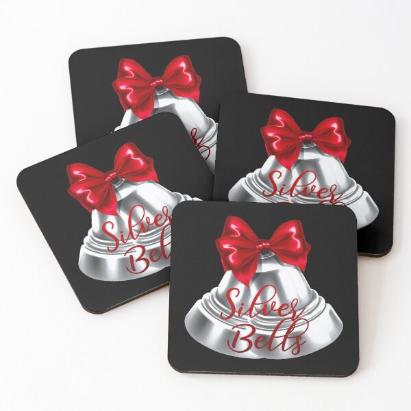 Item preview, Silver Bells (Black Background) designed and sold by PawsitiveMum.