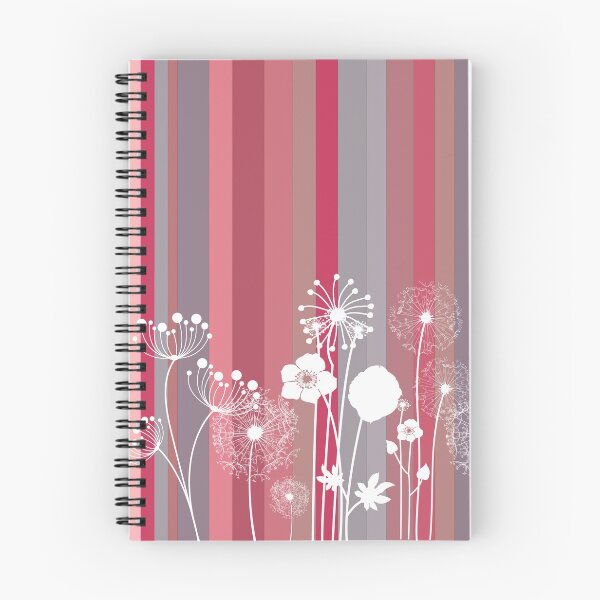 Item preview, Wildflowers on Bayadere Stripes designed and sold by squishyrainbow.