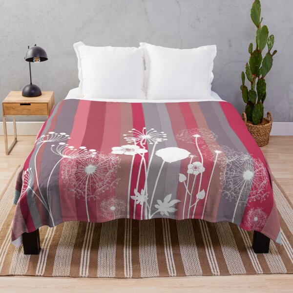 Item preview, Wildflowers on Bayadere Stripes designed and sold by squishyrainbow.