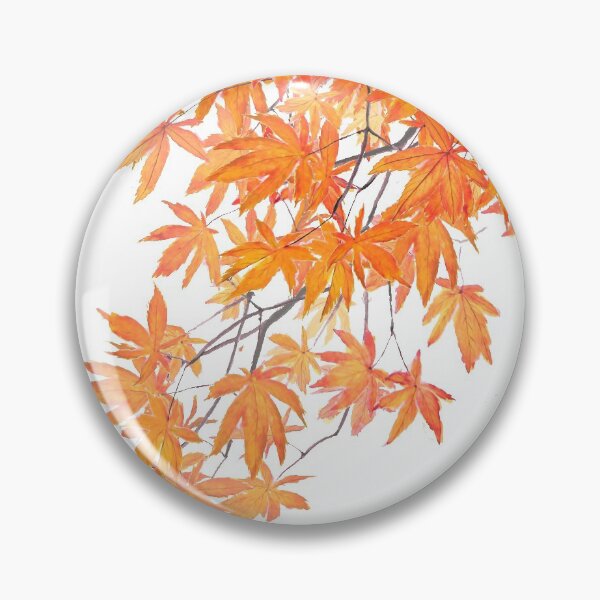 Item preview, yellow orange maple leaves 2 designed and sold by ColorandColor.