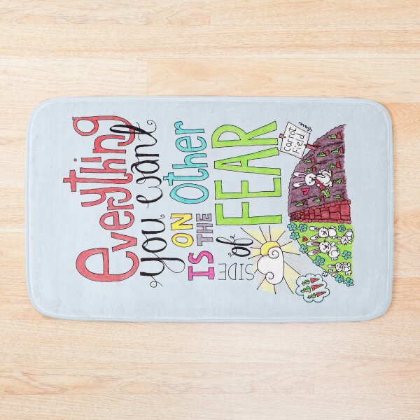 Item preview, Everything You Want Is On The Other Side Of Fear designed and sold by LouiseFranksArt.