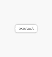 cocoa beach Sticker