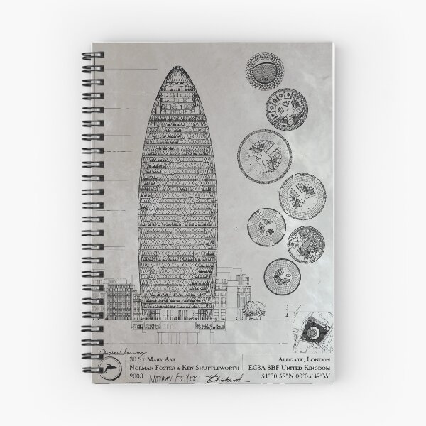 Item preview, 30 St Mary Axe Architecture Plans designed and sold by T44BluePrints.